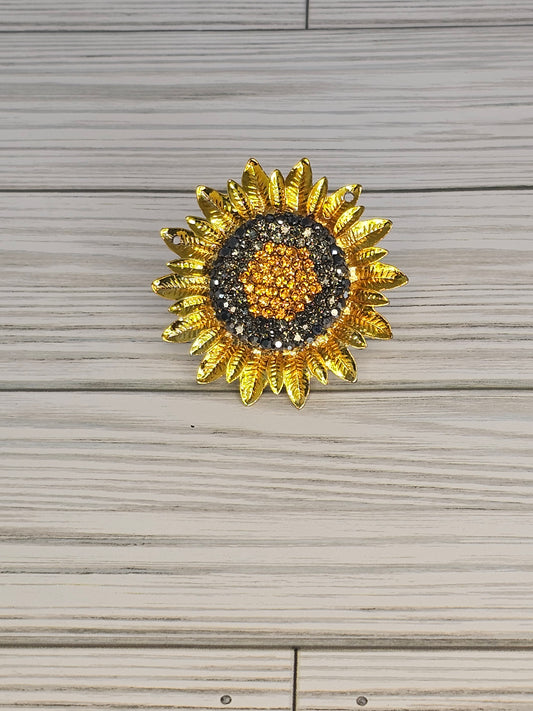 Gypsy South Sunflower Adjustable Ring