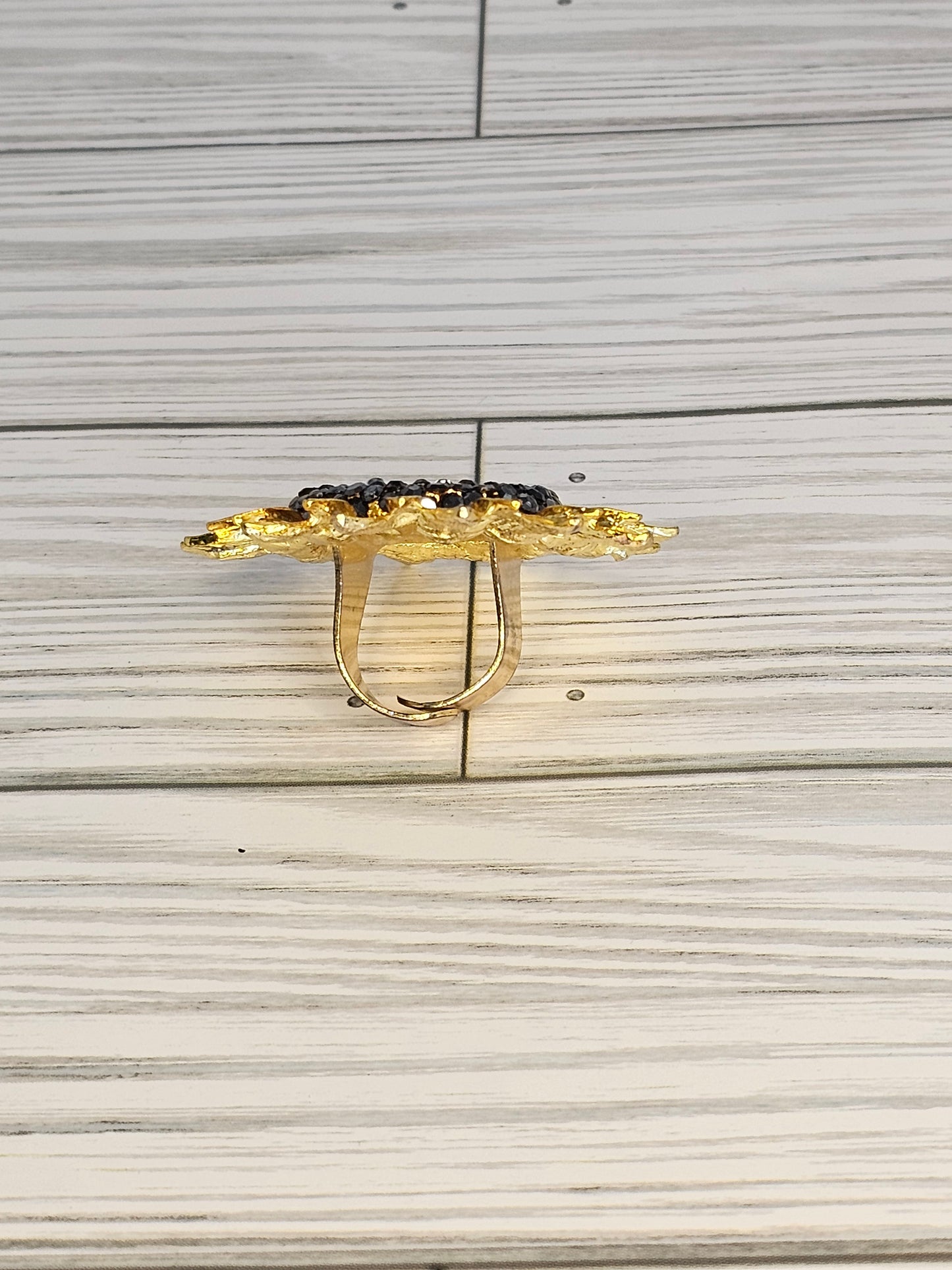 Gypsy South Sunflower Adjustable Ring